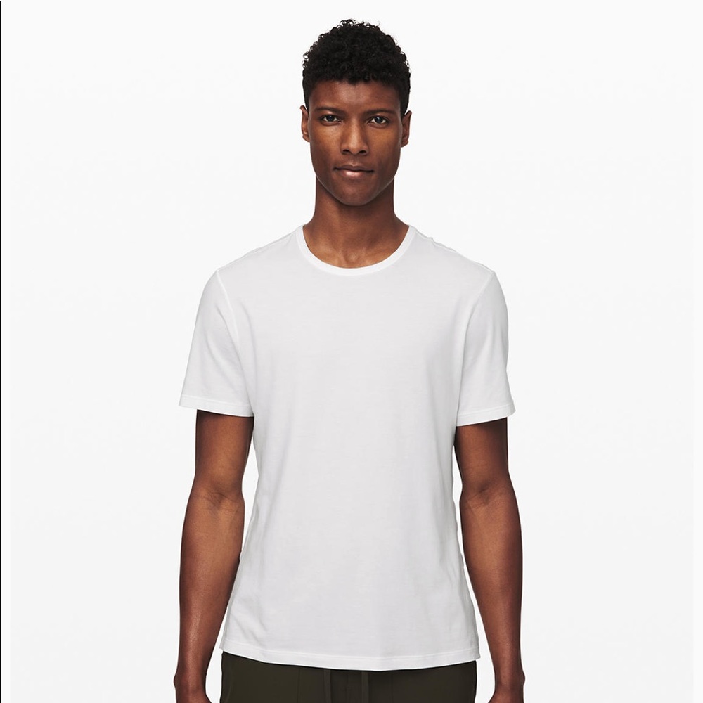 NWT Lululemon 5 year basic T White Medium